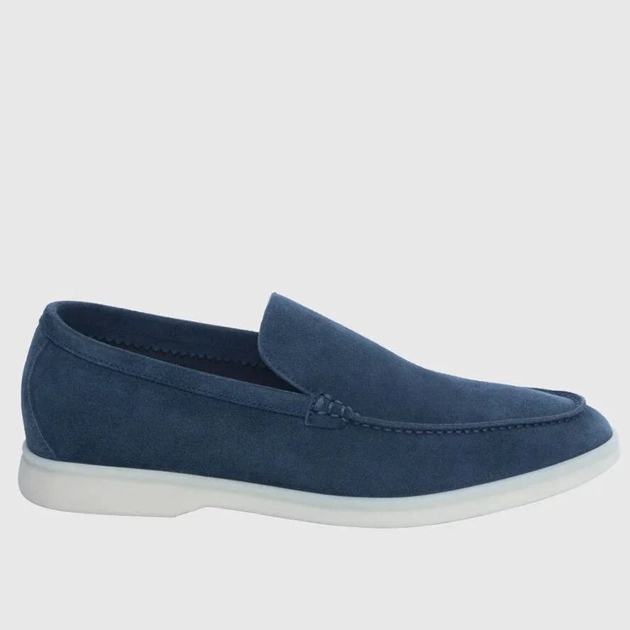 Loro Piana "Blue Suede Slip-on"
