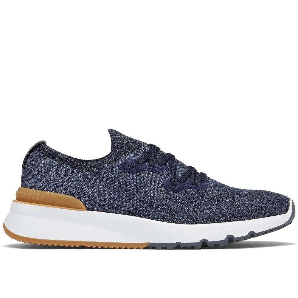 Brunello Cucinelli (knitted lace-up sneakers)