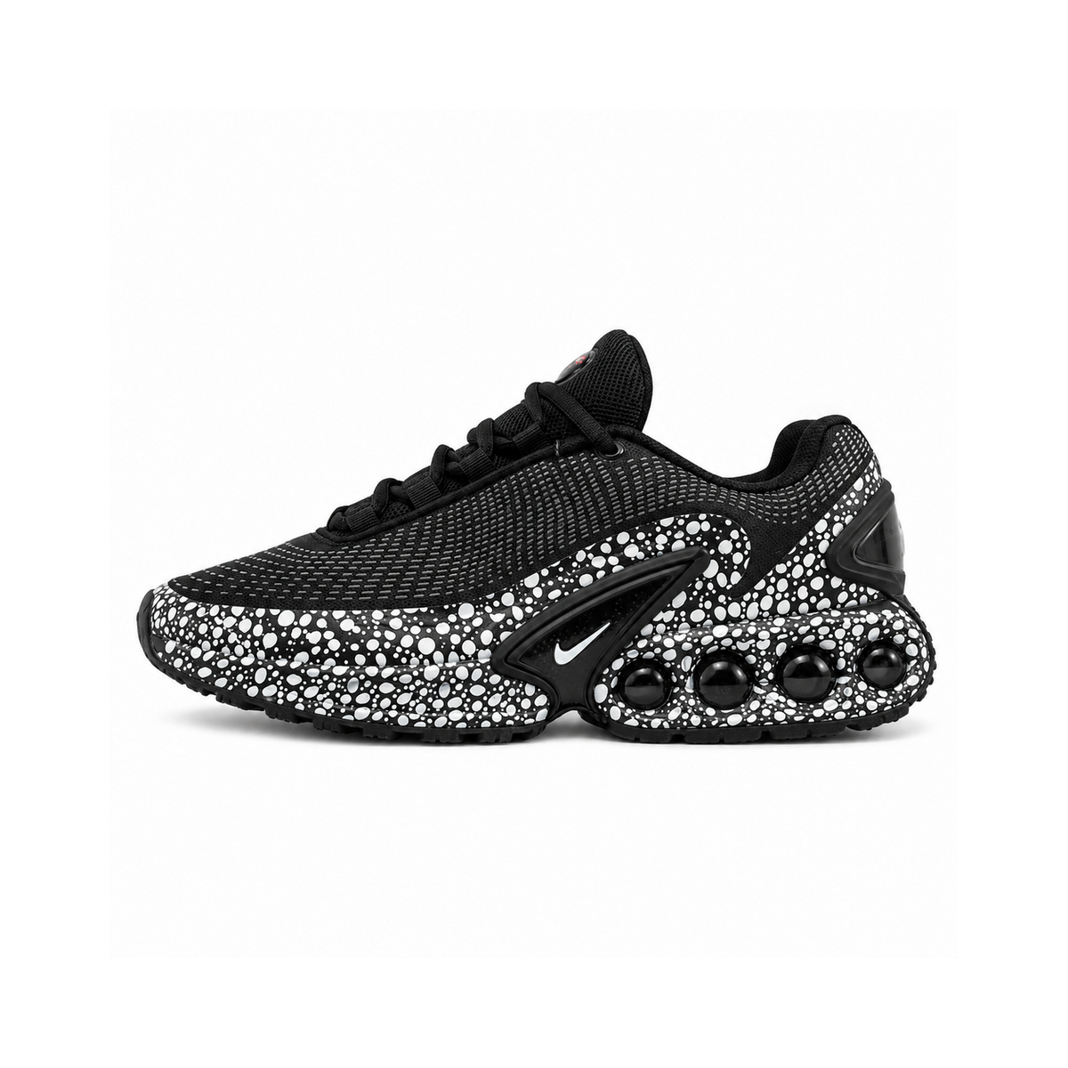 Nike Air Max Dn Safari Black White – naslovna slika, bočni profil na bijeloj pozadini