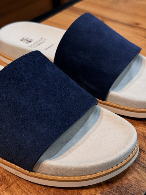 Brunello Cucinelli "Full Blue Sandals"