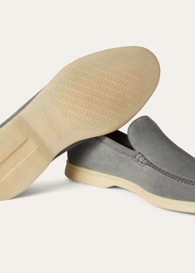 Loro Piana "Summer Walk Loafer Grey"