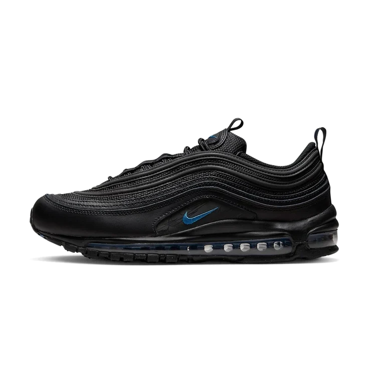 Nike Air Max 97 Black Dark Marina Blue, patike, slika 1