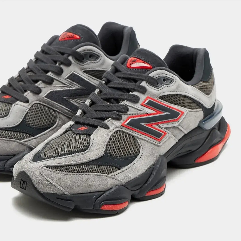 New Balance 9060 JD Sports Exclusive Grey, Black & Red, patike, slika 2