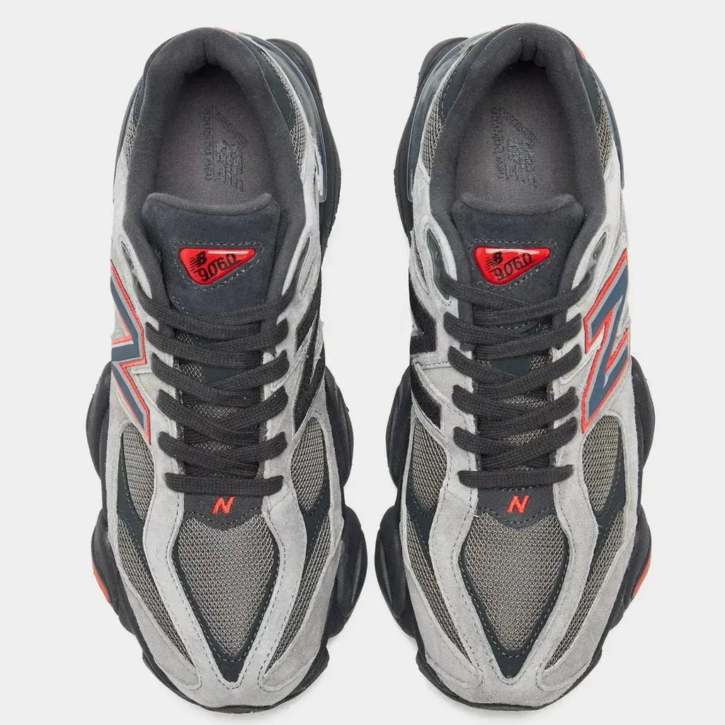 New Balance 9060 JD Sports Exclusive Grey, Black & Red, patike, slika 3
