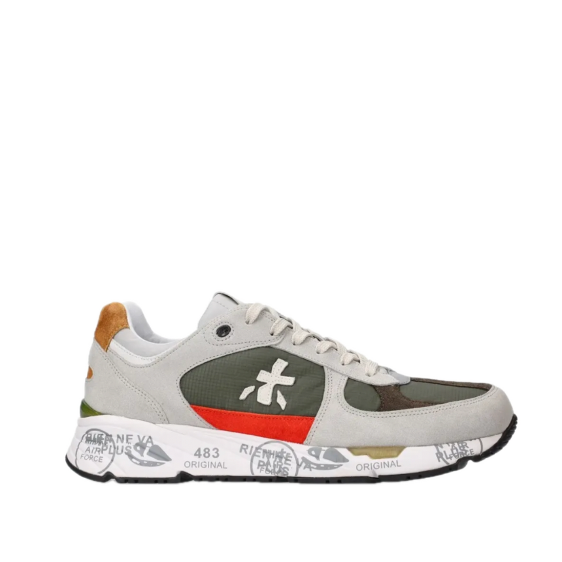 Premiata Mick 7712 Grey / Green patike – fotografija modela 2