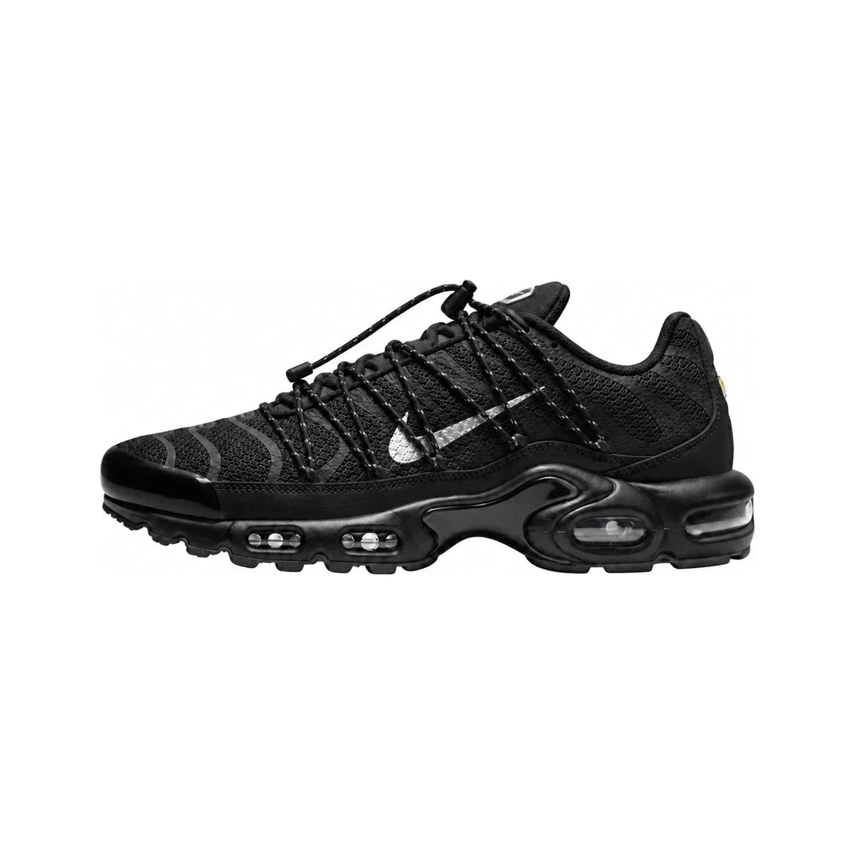 Nike Air Max Plus Utility Black Metallic Silver, crna / metalik srebrna, patike, slika 1