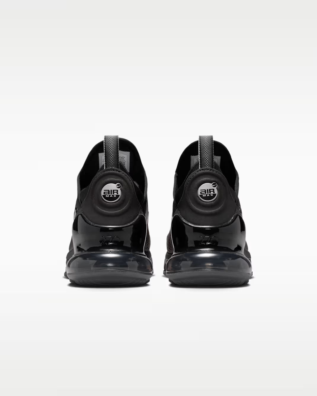 Nike Air Max 270 Premium Black / Silver – zadnji prikaz para patika