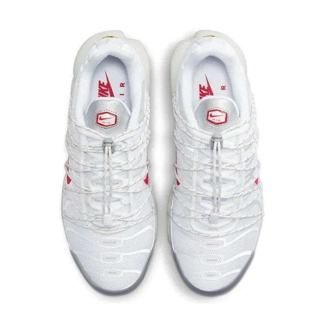 Nike Air Max Plus Utility White Red, bijela / crvena, patike, slika 4
