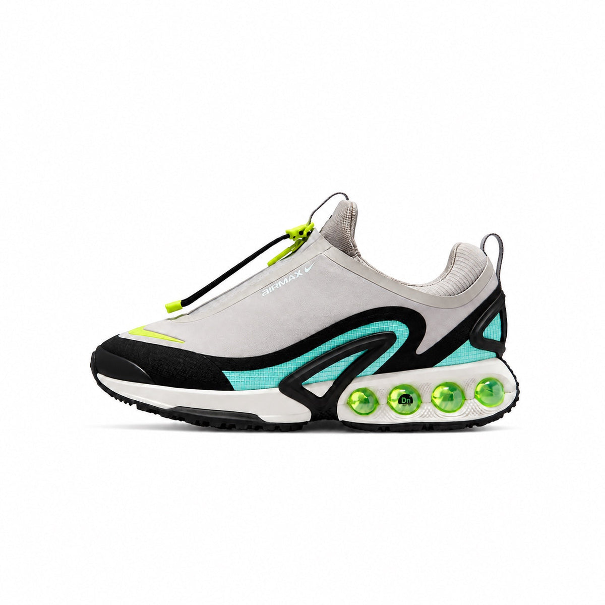 Nike Air Max Dn Light Grey Aqua Volt - bočni prikaz